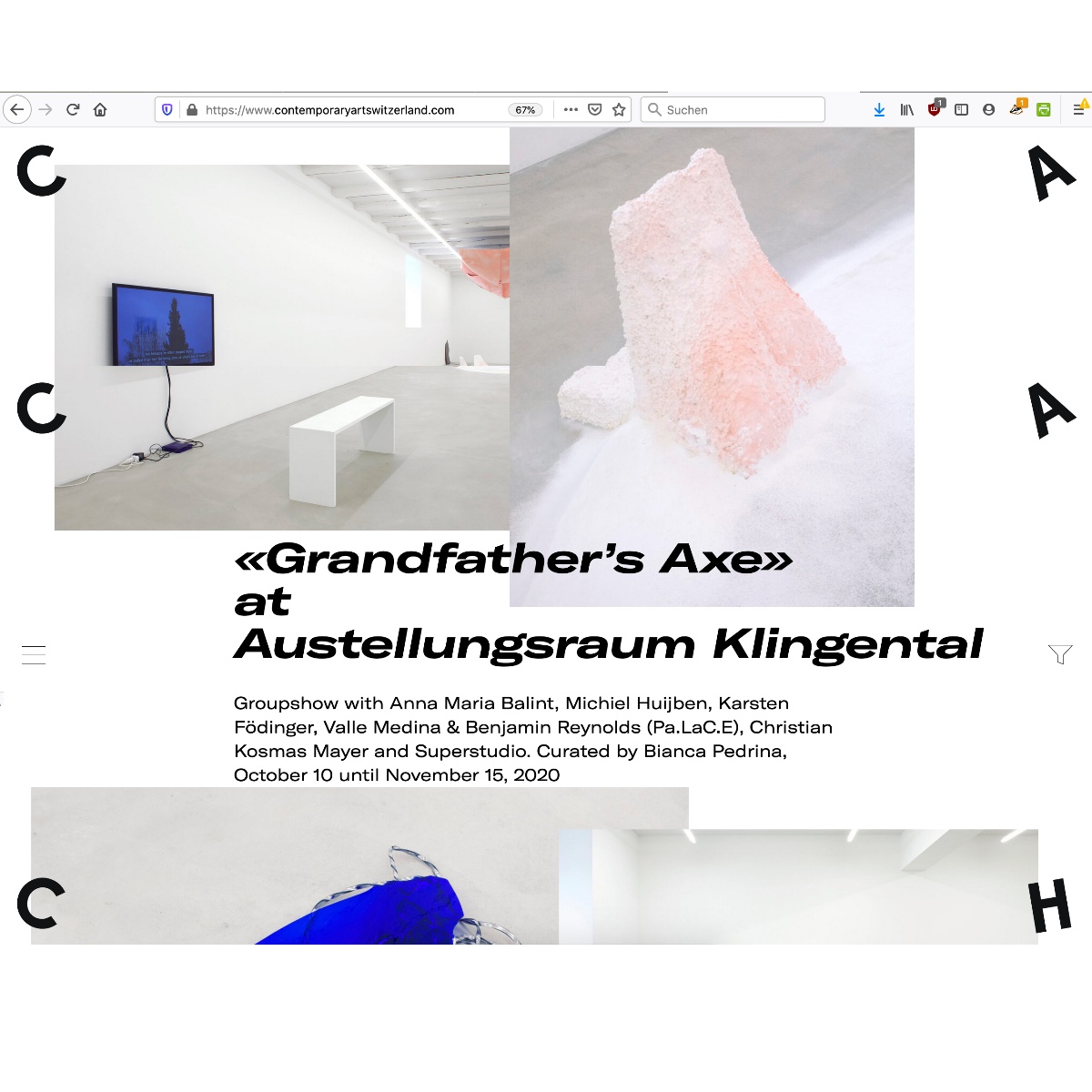 Grandfather's Axe – contemporaryartswitzerland.com
